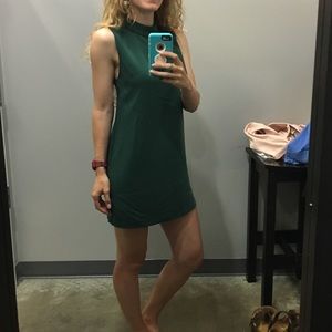 Emerald sleeveless dress
